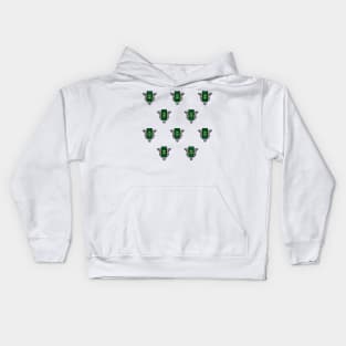 Flying money pattern Kids Hoodie